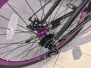 鳳凰軟尾土坡山地自行車(chē)雙減震速降可鎖減震180響炸街油碟線(xiàn)碟山地車(chē) 【180響】黑色 26英寸（身高155-170左右） 8速【線(xiàn)碟】【不可鎖加粗減震前叉】 曬單實(shí)拍圖