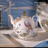 Wedgwood杜鵑1壺2杯2碟咖啡具套裝骨瓷咖啡具茶具套裝下午茶 幸運彩雀一人悅享 曬單實(shí)拍圖