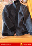 羅蒙（ROMON）加棉夾克男式短款立領(lǐng)厚款保暖冬季商務(wù)休閑外套男2167灰色185 曬單實(shí)拍圖