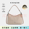 蔻馳（COACH）經(jīng)典老花大號女包LAUREL31女士C紋印花單肩斜挎手提包腋下流浪包 CV975SVPWH 曬單實(shí)拍圖