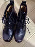 強人男靴3515工裝皮鞋牛皮耐磨戶(hù)外軍迷靴 經(jīng)典馬丁靴 黑色 46碼 曬單實(shí)拍圖
