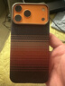 PITAKA適用蘋(píng)果iPhone17ProMax手機殼相機按鍵全包磁吸凱夫拉芳綸碳纖維紋裸機手感編織高級感保護套日落 曬單實(shí)拍圖