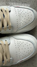 Jordan【定制鞋】AJ1男子時(shí)尚低幫板鞋潮流運動(dòng)休閑籃球鞋 草木白石40.5 曬單實(shí)拍圖