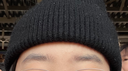 金菊含兔毛【純色帽子】2026冬上新羅紋針織經(jīng)典時(shí)尚保暖男女毛線(xiàn)帽子 黑色 53-58CM 曬單實(shí)拍圖