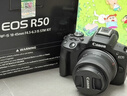 佳能（Canon）EOS R50 18-45mm套機黑色 微單相機入門(mén)新手相機 旅游vlog直播高清便攜 曬單實(shí)拍圖