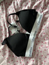 Calvin Klein內衣【摩登引力帶】女ck無(wú)鋼圈軟支撐三角杯文胸 QF5650001-太空黑 M 曬單實(shí)拍圖