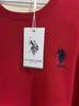 U.S. POLO ASSN.衛衣男秋冬保羅男士高端休閑圓領(lǐng)打底衫運動(dòng)長(cháng)袖t恤男紅色加絨 L 曬單實(shí)拍圖