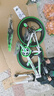 恒樂(lè )優(yōu)愛(ài)樂(lè )思自行車(chē)兒童10-15歲山地車(chē)男孩女孩中大童青少年單車(chē)學(xué)生車(chē) 白綠21變速一體輪減震碟剎+禮包 22寸適合140-160cm 曬單實(shí)拍圖