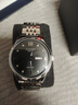 冠琴（GUANQIN）男士手表全自動(dòng)機械表瑞士認證情侶手表男款夜光防水商務(wù)高端男表 銀黑鋼帶/機械機芯/夜光防水 42mm 曬單實(shí)拍圖