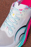 喬丹（QIAODAN）飛騰3.0男跑步鞋運動(dòng)鞋場(chǎng)地訓練學(xué)生體測中考鞋跑步鞋女減震 純凈白/霓虹粉 -男-彩虹斑馬 43 曬單實(shí)拍圖