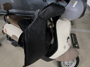 雅迪冬季電動(dòng)車(chē)擋風(fēng)被加寬加厚防寒保暖抗風(fēng)電瓶摩托通用防凍擋風(fēng)被黑色 曬單實(shí)拍圖