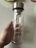 富光玻璃杯雙層 帶茶隔大容量隔熱茶杯高檔商務(wù)泡茶車(chē)載水杯透明杯子 曬單實(shí)拍圖