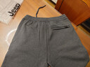 JEEP（吉普）加絨加厚純棉運動(dòng)褲男冬季褲子寬松直筒高腰休閑褲男外穿 碳灰 【加絨加厚】 XL 【建議135-152斤】 曬單實(shí)拍圖