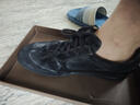 dreambox鈞博水洗馬皮平底休閑板鞋2025新款軟底軟面男士德訓鞋 雅黑色 43 男碼 曬單實(shí)拍圖