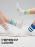 蕉內小氮氣311Dry兒童襪子棉感排汗男女童條紋運動(dòng)中筒襪吸濕防臭透氣 太空藍+幼藍+暖橘 10-12歲 （32-37碼） 曬單實(shí)拍圖