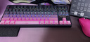 邁從（MCHOSE）G87 V2/K87S旋鈕無(wú)線(xiàn)機械鍵盤(pán)電競游戲客制化有線(xiàn)/藍牙三模gasket結構全鍵熱插拔筆記本電腦辦公 G87 黑莓粉漸變側刻 熾焰軸 曬單實(shí)拍圖