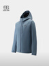 KOLON SPORT/可隆戶(hù)外軟殼衣 男士防潑水防風(fēng)透濕保暖連帽拉絨夾克 LHJK5WN069-BU 藍色 XL 180/100A 曬單實(shí)拍圖