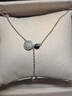 AWNL【新年禮物送女友】暗夜公園北歐M隕石項鏈女小眾輕奢時(shí)尚飾品 銀色項鏈 【品牌禮盒】 曬單實(shí)拍圖