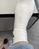 俞兆林5雙白色刺繡襪子女士中筒襪秋冬季25年新品純色棉襪學(xué)生運動(dòng)長(cháng)襪 曬單實(shí)拍圖