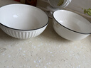 京東京造 碗 大容量湯碗水煮碗陶瓷碗家用大號面碗沙拉碗 8英寸山田碗*2 曬單實(shí)拍圖