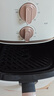 美的（Midea）空氣炸鍋免翻面雙旋鈕家用大容量5.3L多功能空氣炸鍋蒸烤一體熱風(fēng)循環(huán)金屬內腔 MF-KZE535J5 曬單實(shí)拍圖