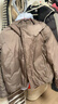 優(yōu)衣庫合作款/女裝男裝PUFFTECH空氣棉服連帽外套480064 36 褐色 M 曬單實(shí)拍圖