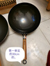 章?tīng)钤虑鸪村佽F鍋無(wú)涂層家用不粘鍋已開(kāi)鍋傳統精鐵老式炒菜鍋燃氣灶 32cm大師款（無(wú)耳單鍋） 32cm 曬單實(shí)拍圖