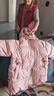 酷吉樂(lè )女童冬季羽絨棉服2025新款中小童棉衣加絨加厚中長(cháng)款兒童棉襖外套 粉紅色 加絨加厚 130建議身高130cm左右 曬單實(shí)拍圖