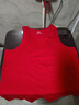 紅豆（Hodo）男士背心本命年紅色結婚禮物馬年新年開(kāi)運棉汗衫透氣打底衫套裝 純色背心 好事發(fā)生 3XL (185) 曬單實(shí)拍圖