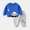 贏(yíng)一貝寶寶套裝春秋小嬰兒衛衣春季男童兒童裝女童兩件套衣服春裝 曬單實(shí)拍圖
