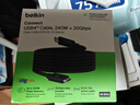 貝爾金（BELKIN）雷電拓展投屏 USB4全功能數據線(xiàn) 2米兼容雷電3傳輸4K@60Hz Type-C線(xiàn) 240W快充 20Gbps 曬單實(shí)拍圖
