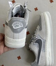 耐克NIKE緩震板鞋女空軍一號 AIR FORCE 1運動(dòng)鞋DQ5079-001淺煙灰37.5 曬單實(shí)拍圖