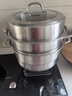 九陽(yáng)（Joyoung）蒸鍋304不銹鋼家用3-4個(gè)人多功能三層燃氣灶燉蒸煮歐式蒸鍋34cm 曬單實(shí)拍圖