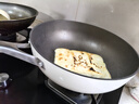 KIWICOO德國有鈦無(wú)涂層陶瓷不粘鍋炒鍋家用平底炒菜鍋電磁爐燃氣灶專(zhuān)用 【0涂層】鈦金陶瓷鍋 30cm 曬單實(shí)拍圖
