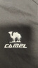 駱駝（CAMEL）夏日純棉T神男女寬松圓領(lǐng)短袖上衣T恤 C36BAXLN090 幻影黑/白 M 曬單實(shí)拍圖