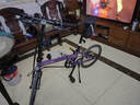 大行（DAHON）折疊自行車(chē)20英寸18速男女式公路折疊車(chē)KAC083 紫色 曬單實(shí)拍圖