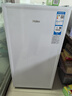 海爾（Haier）山茶花151L單溫立式冰柜小型家用小冰柜減霜一級節能冷凍大容量精致冷柜小冰箱BD-151GHW9國家補貼 曬單實(shí)拍圖