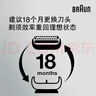 博朗（BRAUN）電動(dòng)剃須刀刮胡刀配件5系刀頭網(wǎng)膜組合52B原裝進(jìn)口生日禮物男情人節禮物年會(huì )獎品年貨禮物 黑色 曬單實(shí)拍圖