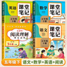 【2026新版】五年級下冊課堂筆記人教版 語(yǔ)文數學(xué)英語(yǔ)預習同步課本輔導資料書(shū)小學(xué)5年級下冊教材同步解讀黃岡學(xué)霸課堂筆記全套正版 【五年級下 共4冊】語(yǔ)文+數學(xué)+英語(yǔ)+同步作文 小學(xué)五年級 曬單實(shí)拍圖