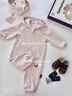 DOMIAMIA嬰兒衣服中大童搖粒絨保暖連體衣爬服爬行服 【雙層抗靜電】絲絨粉（推薦10-15℃） 90cm 曬單實(shí)拍圖