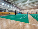 速標運動(dòng)木地板籃球場(chǎng)室內體育館楓樺木地板羽毛球館舞臺龍骨木地板 普及羽毛球PTK結構 曬單實(shí)拍圖