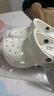 卡駱馳（CROCS）卡駱馳云朵Clog洞洞鞋女子新款休閑鞋輕便舒適運動(dòng)涼鞋 白色 37 /38W7(230mm) 曬單實(shí)拍圖