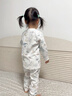 ELLE BABY兒童秋衣秋褲男女童保暖內衣寶寶家居服A類(lèi)純棉套裝深海趣游100 曬單實(shí)拍圖