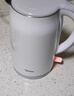 美的（Midea）電水壺熱水壺 大容量家用燒水壺 雙層防燙 不銹鋼無(wú)縫內膽 大功率快速燒水沸騰年貨 1.5L 【母嬰材質(zhì)】316L不銹鋼 曬單實(shí)拍圖