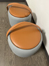 芝華仕小凳子簡(jiǎn)約居家板凳坐墩矮凳XJ008小皮凳（圓凳儲物） 曬單實(shí)拍圖