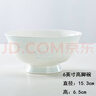 錦秋堂景德鎮骨瓷餐具 家用陶瓷器 釉下彩高腳米飯碗 單碗 荷塘月色 diy 4.5英寸飯碗 曬單實(shí)拍圖