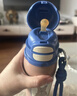 杯具熊（BEDDYBEAR）正品兒童保溫杯316不銹鋼男女大容量戶(hù)外學(xué)生水杯禮物 銳氣雙飲杯-藍領(lǐng)結西高地 600ml 曬單實(shí)拍圖