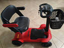 皮皮熊老年人代步車(chē)S3【長(cháng)輩禮物-智能控速不溜坡】可折疊老人代步車(chē) 紅 曬單實(shí)拍圖