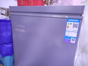 美的（Midea）冰柜小型家用冷柜無(wú)需頻繁除霜臥式冷凍柜單溫柜迷你一級能效節能冷藏冷凍兩用家用保鮮柜KMF冰柜 100KMF+一級能效+小戶(hù)型優(yōu)選 100L 曬單實(shí)拍圖