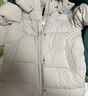 京東京造羽絨服女90鴨絨泡芙春秋2030新款女女士外套 中長(cháng)款純凈灰L 曬單實(shí)拍圖